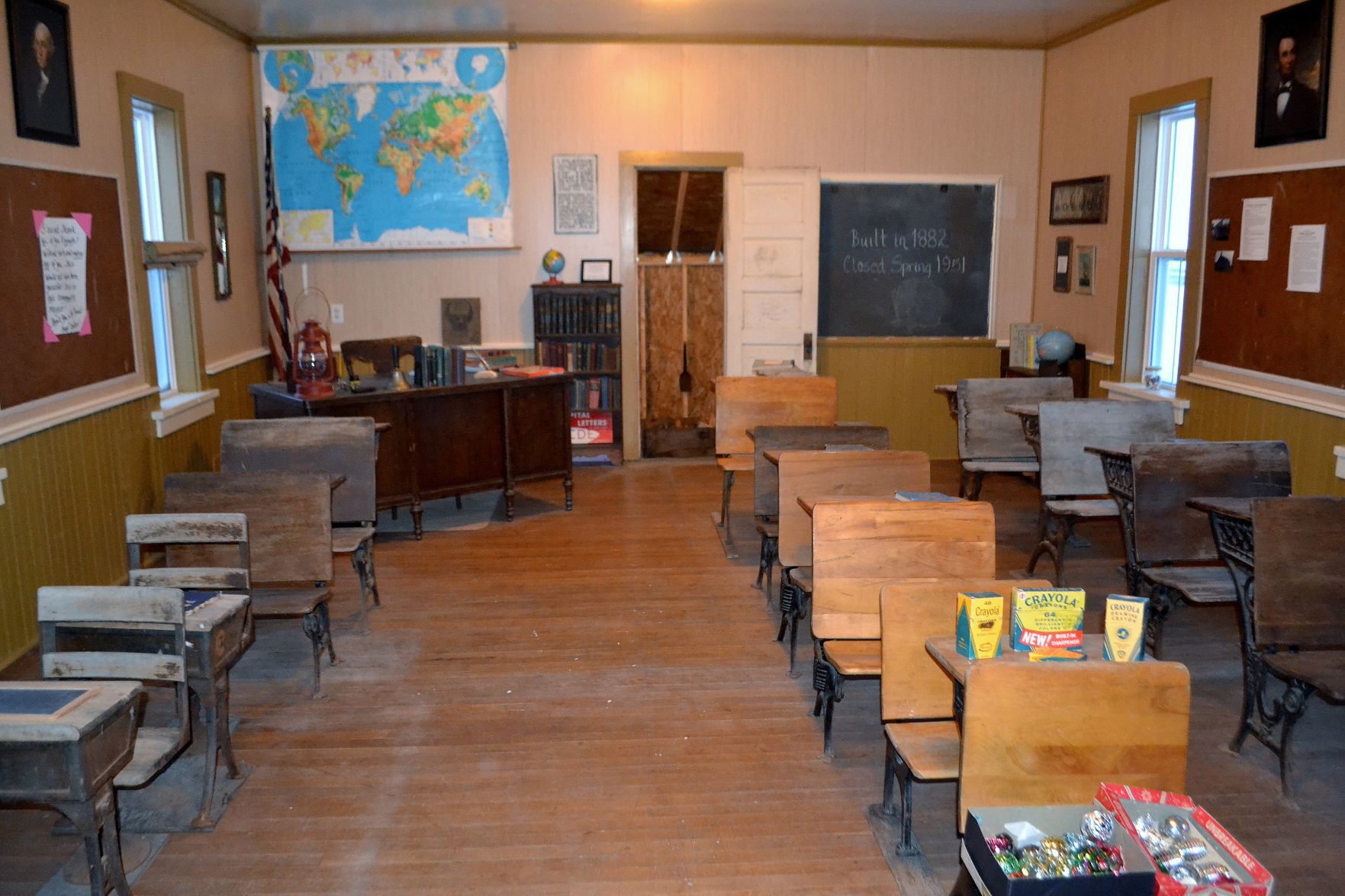 schoolhouse setup